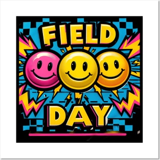 Field Day School Activities For School Game Day, Last Day of School , Field Trip Team Posters and Art